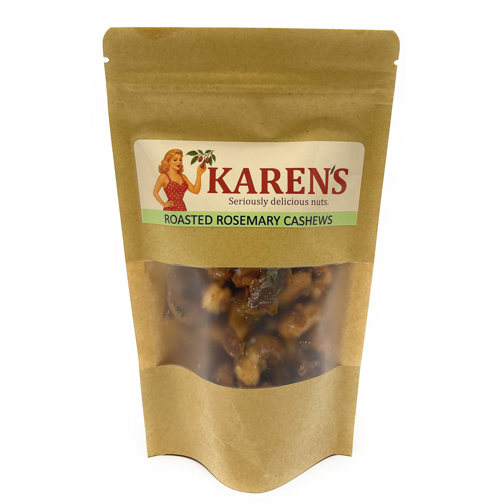 Roasted Rosemary Cashews - Artisan Sweet & Salty Snack