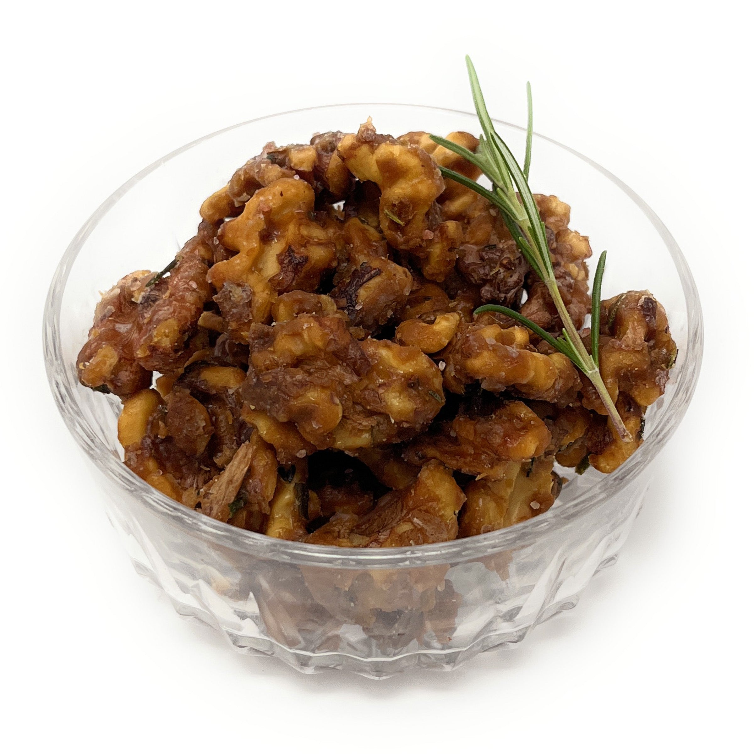 Roasted Rosemary Walnuts - Gourmet Sweet & Salty Snack